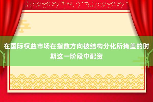 在国际权益市场在指数方向被结构分化所掩盖的时期这一阶段中配资