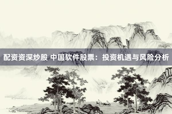 配资资深炒股 中国软件股票：投资机遇与风险分析