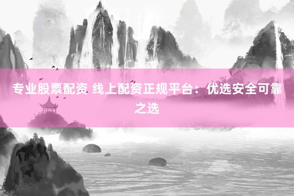 专业股票配资 线上配资正规平台：优选安全可靠之选