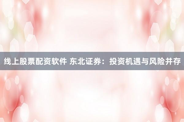 线上股票配资软件 东北证券：投资机遇与风险并存