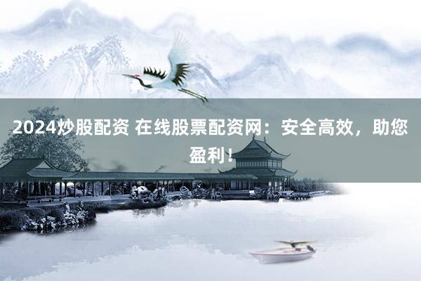 2024炒股配资 在线股票配资网：安全高效，助您盈利！